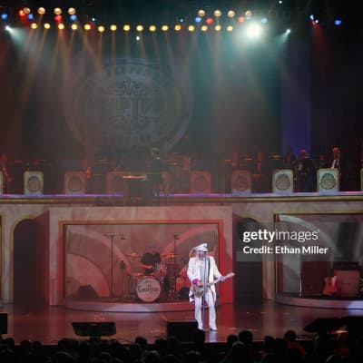 Tom Petersson's Cheap Trick, Sgt. Pepper Vox Super Beatle Replica By North Coast Audio AD100VTH Bass Amp, Cabinet and Trolley Signed! image 4