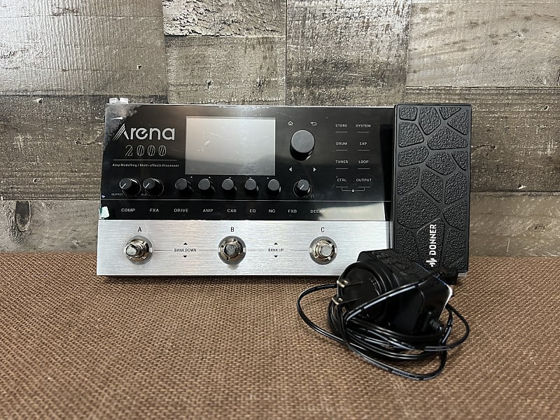 Donner Arena 2000 MultiEffect Guitar Pedal AMP Modeling Reverb