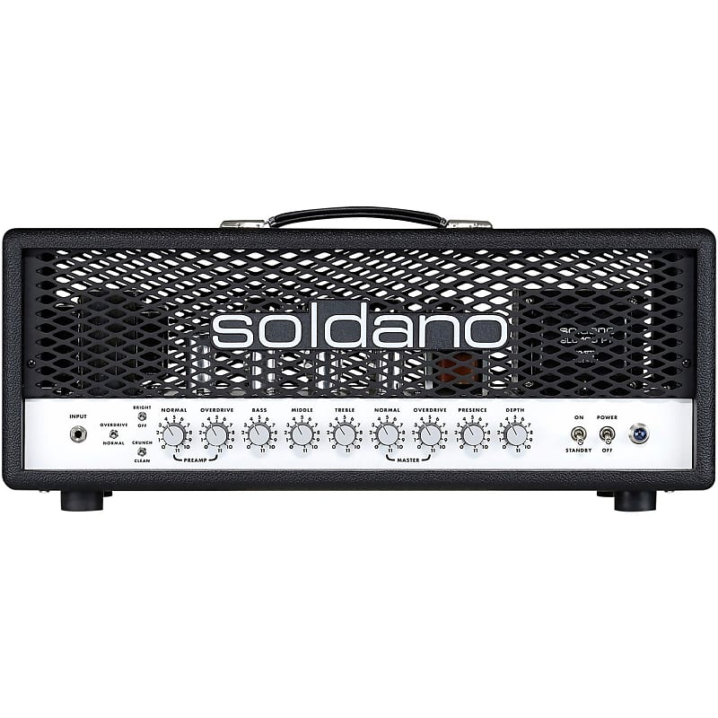 Soldano SLO-100 Super Lead Overdrive 100 Watt Tube Amp Head in Black image 1