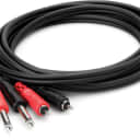 Hosa CPR201 CPR201 Dual 1/4" TS to Dual RCA Stereo Interconnect - 1 Meter