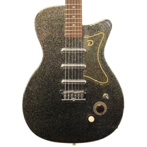 Danelectro 56-U3 Reissue Gold Sparkle Electric Guitar | Reverb