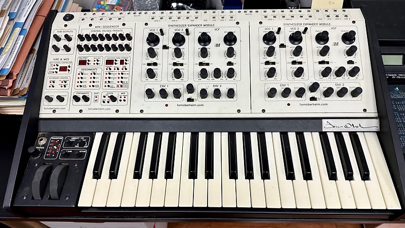 Oberheim TVS Pro - Two Voice Polyphonic Synthesizer 2016 - Cream and Black image 1