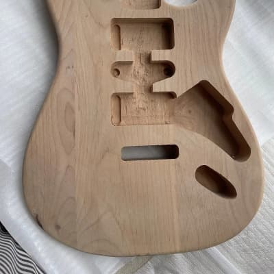 Alder strat body deals unfinished