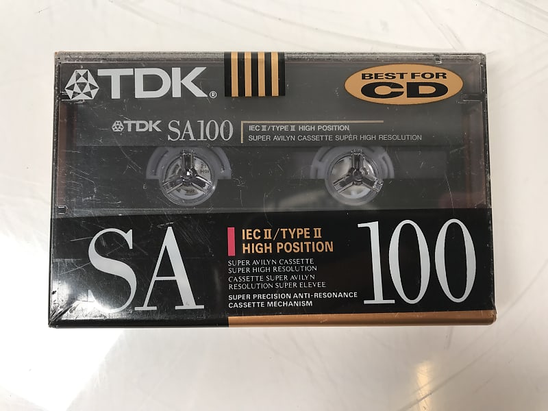  TDK SA100-4 100-Minute High Bias IECII/Type II Blank Audio  Cassette (4-Pack) : Electronics