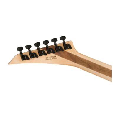 Jackson Pro Plus Series Soloist SLA3Q 6-String Six-Ply Arched Top Okoume Soloist Body, Quilt Maple Top, Ebony Fingerboard Electric Guitar (Right Handed, Amber Blue Burst) image 6