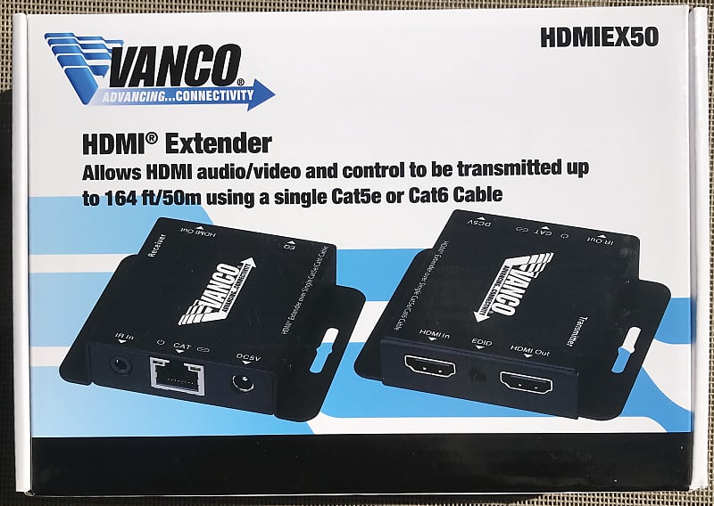 Vanco HDMI over Single Cat 6/5e Cable Extender Set