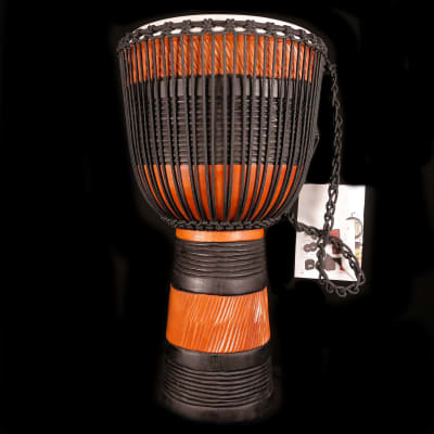 Meinl Percussion 12" Earth Rhythm Series Rope-Tuned Wood Djembe w/Bag image 2