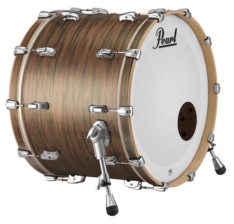Pearl Music City Custom 22"x18" Reference Series Bass Drum w/BB3 Mount BRONZE OYSTER RF2218BB/C415 image 1