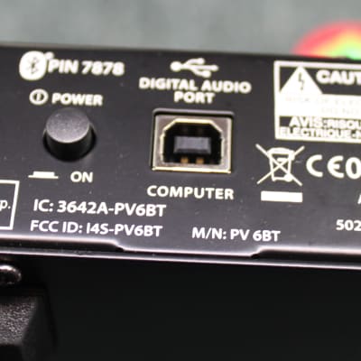 Peavey PV 6 BT Six Channel Mixer w/Bluetooth image 5