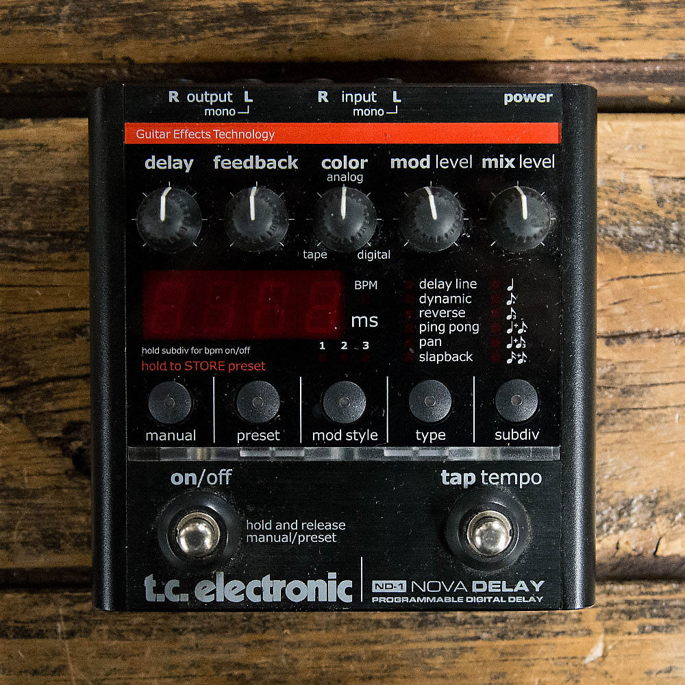 tc electronic NOVA DELAY デジタルディレイ ＮＤ-1-