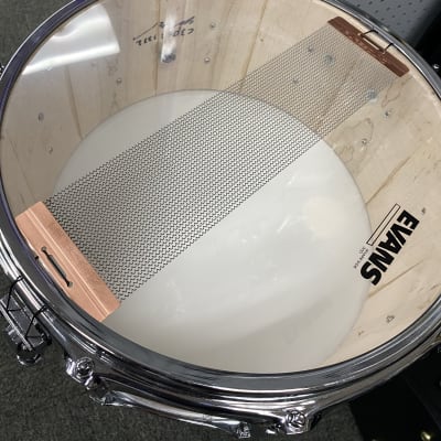 Handmade Unbranded Maple Stave Snare Drum 6.5x14 2022 Natural image 4