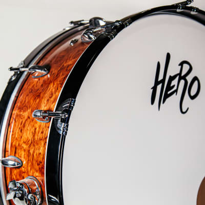 Hero Drumworks 24"x9" Custom Oak Kick Drum 2022 image 1