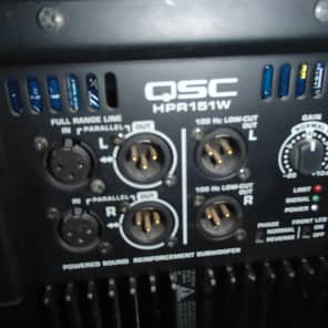 QSC HPR 151W 700watt Active Sub Reverb
