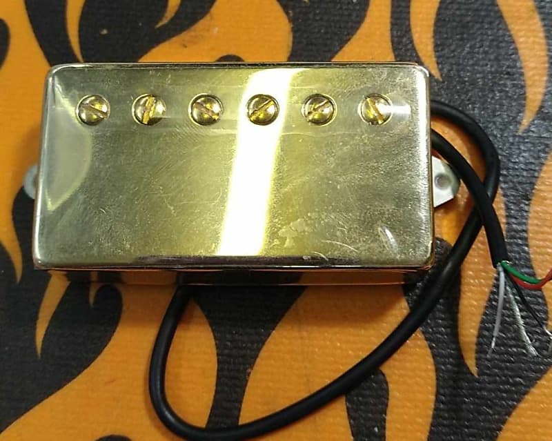 Kent Armstrong HPAG1N PAF Humbucker Alnico 5 With Gold Cover Reverb