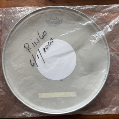Ringo Starr's Stage Played and Signed  14" Remo Snare Drum Head. Authenticated! image 4