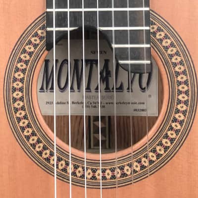 Montalvo 7 String Classical Guitar w/ Cutaway 2020 image 2