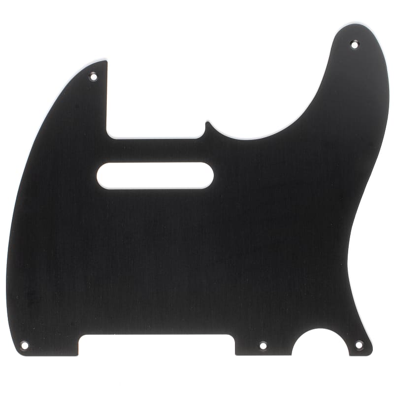 Black ANODIZED ALUMINUM Pickguard for Fender® USA/MIM 5Hole Reverb