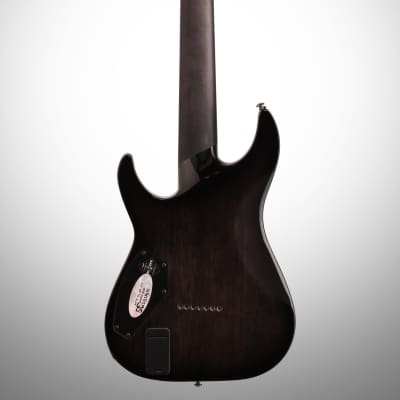 Schecter Hellraiser Hybrid C-7 Electric Guitar, 7-String, Transparent Black Burst image 5