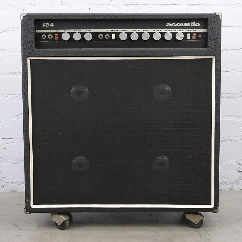 Acoustic 134 Solid State 4x10" Guitar Combo Amplifier Dennis Reverb