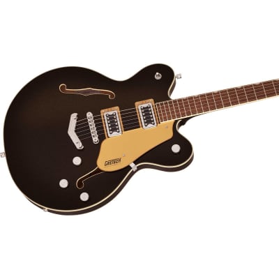 Gretsch G5622 Electromatic Collection Center Block Double-Cut Electric Guitar with V-Stoptail, Black Gold image 6