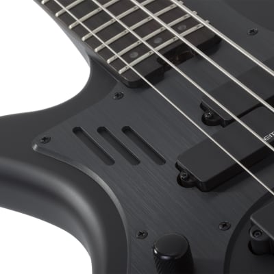 Schecter Stiletto-4 Stealth Pro LH Satin Black image 8