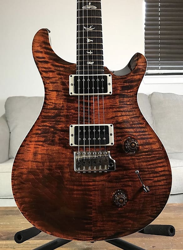 Prs custom deals 22 orange tiger