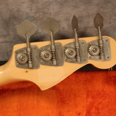 1974 Fender Jazz Bass - Sunburst - Left Handed - OHSC - Exc 9.5/10 Condition image 8
