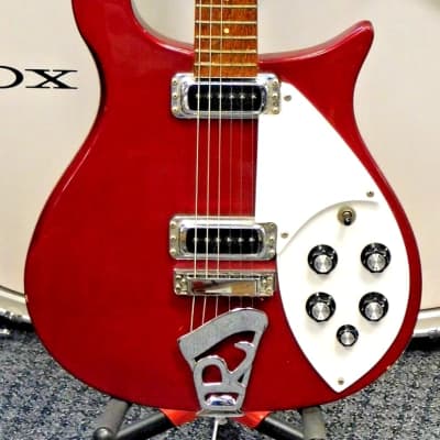 Vintage 1987 Rickenbacker 610 Electric Guitar! Teardrop Case! Ruby Red Finish!!! image 3