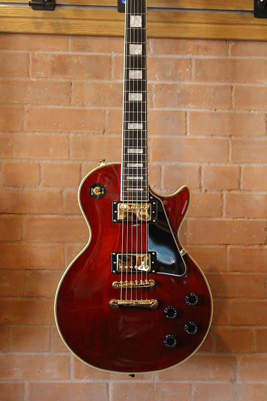 2016 Epiphone Les Paul Custom Pro Wine Red | Reverb