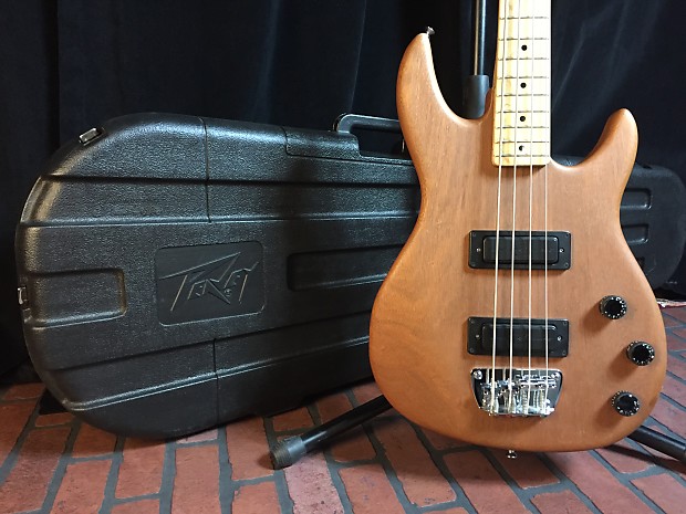 1986 Peavey Foundation Mahogany Solid Body Bass Guitar w/ | Reverb