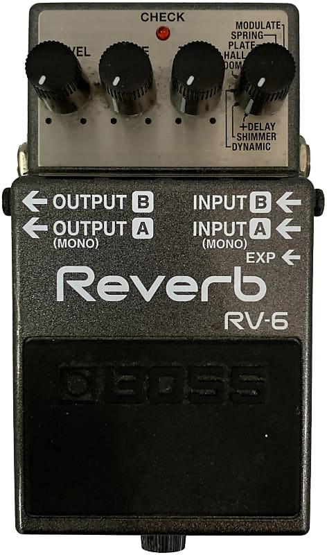 Boss RV-6 Digital Delay/Reverb Guitar Effects Pedal image 1