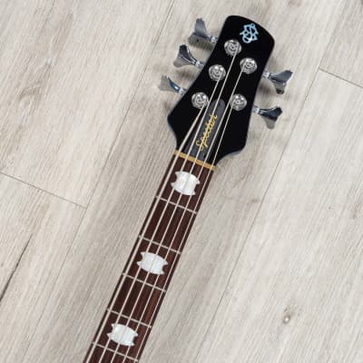 Spector Euro 5 Classic 5-String Bass, Rosewood Fretboard, Solid Metallic Blue Gloss image 8