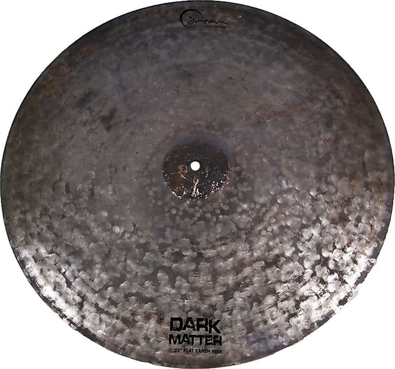 Dream Cymbals Dark Matter Flat Earth Ride Cymbal, 22" image 1