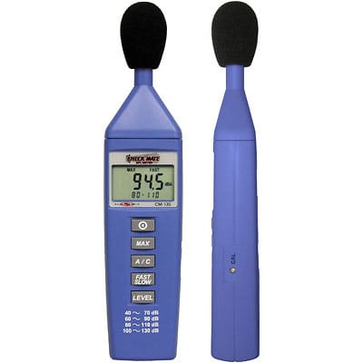 Galaxy CM-130 Check Mate 130 Battery Operated SPL Meter - Blue for sale