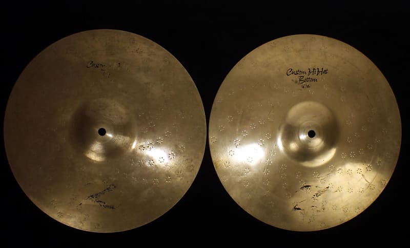 Zildjian 14" Z Custom Hi-Hat Cymbals (Pair) 1993 - 2001 image 1