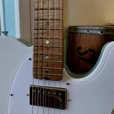 Revelator Guitars - Retrosonic Deluxe - Olympic White & Foam Green image 16