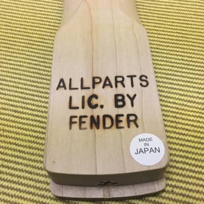 SRO Allparts Fender Licensed Unfinished Maple Stratocaster Guitar Neck W/ Rosewood Fingerboard image 5