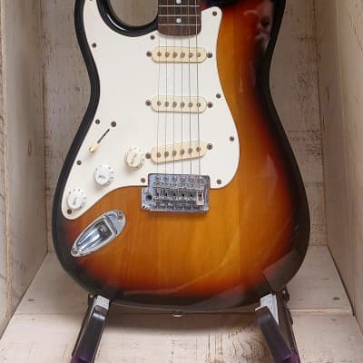 Squier Affinity Series Stratocaster Left-Handed with Rosewood Fretboard 2009 - 2017 - Brown Sunburst for sale