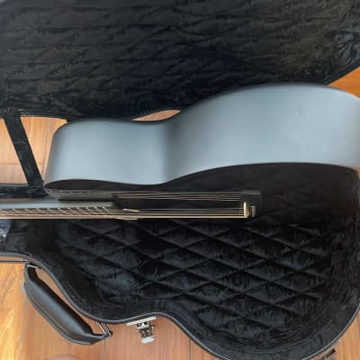 Enya Carbon Fiber Acoustic Electric Guitar X4 Pro Mini with Hard Case image 15