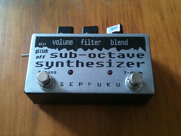Seppuku Sub-Octave Synthesizer fuzz Aluminium