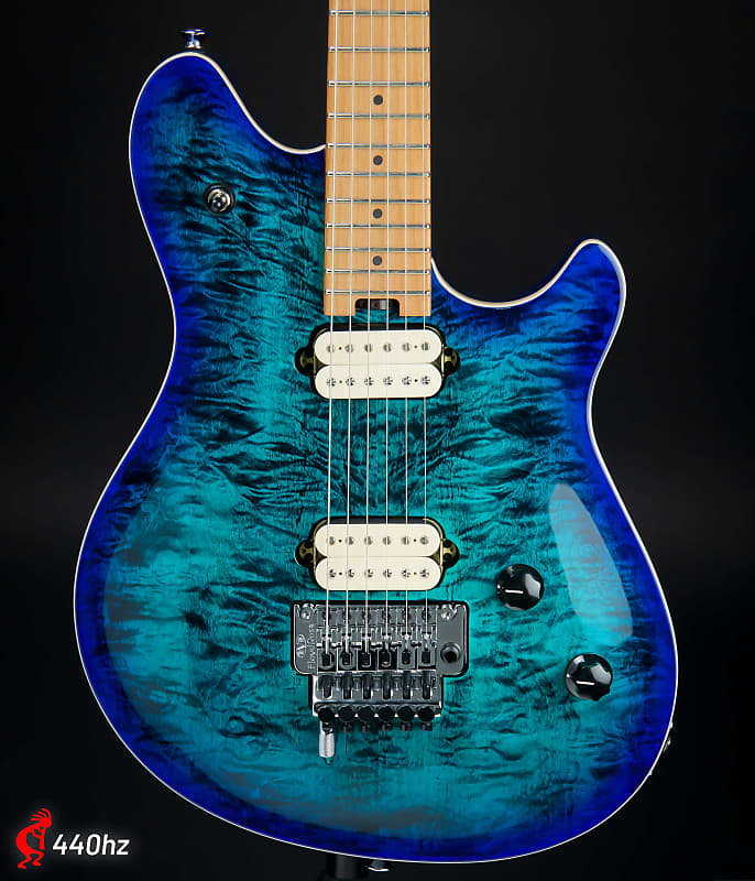EVH Wolfgang WG Special QM with Baked Maple Neck Chlorine Burst image 1