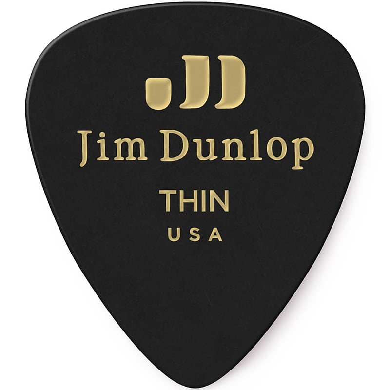 Dunlop 483R03TH Celluloid Standard Classics Thin Guitar Picks (72-Pack) image 1