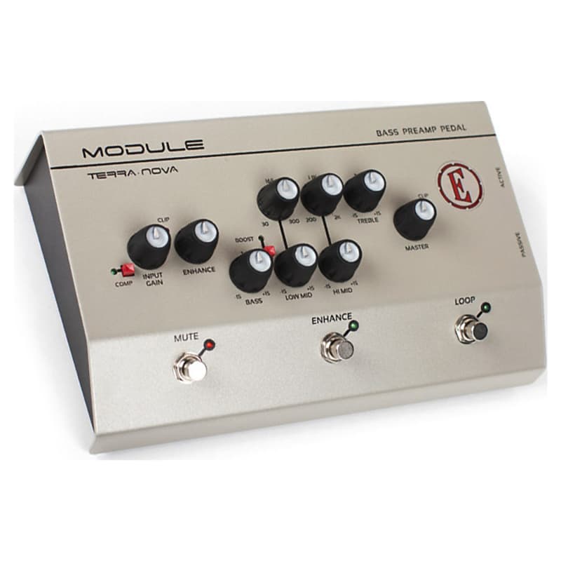 Eden Module Terra Nova Bass Preamp Pedal with Power Supply | Reverb
