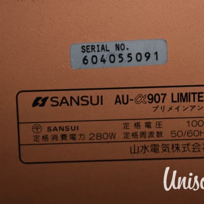 Sansui AU-α907 Integrated Amplifier in Excellent Condition image 15