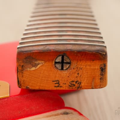 1959 Fender Stratocaster Vintage Guitar Pre-CBS, Matador Red Lacquer (Riggio) w/ Tweed Case image 18