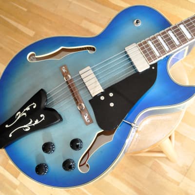 IBANEZ GB10EM JBB Jet Blue Burst / George Benson Signature / Artist Series / GB10EM-JBB image 1