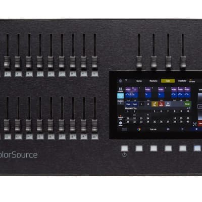 ETC CS20 DMX Control Console for 40 Fixtures with 20 Faders, Multi-Touch Display image 2