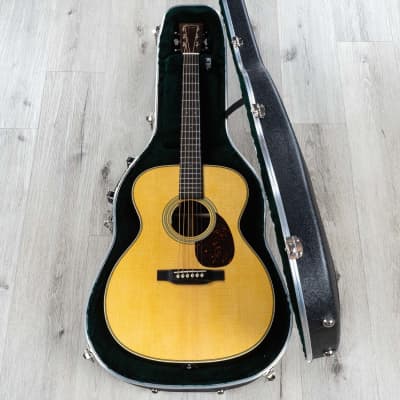 Martin OM-28E Acoustic Electric Guitar, Rosewood Back & Sides, Sitka Spruce Top image 11