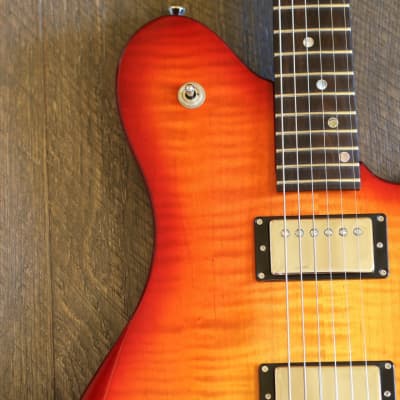 MINTY! Joe Bochar Guitars JBG Supertone 2 Solidbody Guitar Cherry Sunburst + Gig Bag (4981) image 9