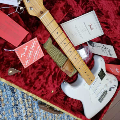 Fender American Original '50s Stratocaster with Maple Fretboard 2018 - 2022 - White Blonde image 16